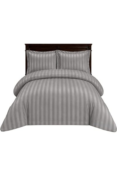 D DONETELLA FEEL THE LUXURY DONETELLA Hotel Striped Comforter Set, Fits 140x2...