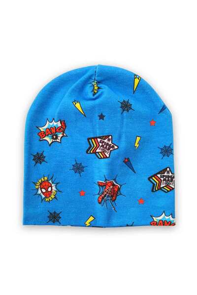 Marvel Spider-Man Classics Spider-Man Thin Blue Beanie, Boys