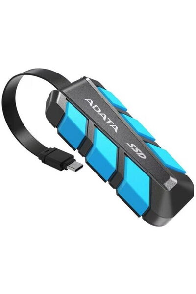Adata Εξωτερικός SSD SC740, 500GB, USB Type-C 3.2, Μαύρο/Μπλε