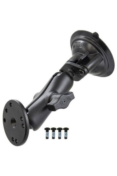 ram mounts RAM® Twist-Lock™ Suction Cup Mount with Round Plate and Hardware
