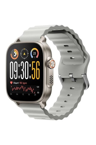 realme Smartwatch 5, Titanium, 1.97 inches, AMOLED, Silver