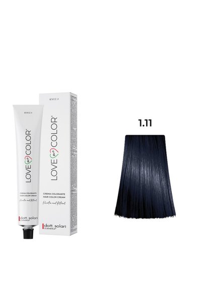dott. solari COSMETICS Love Me Color Βαφή Μαλλιών 1.11 Ενισχυμένο Μαύρο Μπλε ...