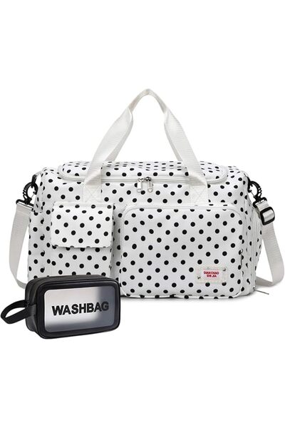 GENERAL Women's Small Sports Duffel Bag Carry On Luggage Weekender Bag with S...