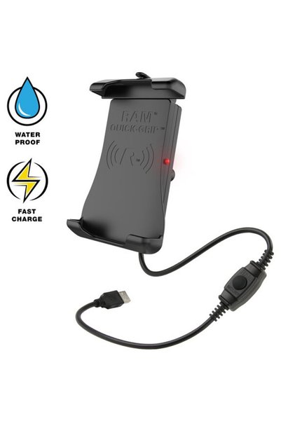 ram mounts Ram® quick-grip™ 15w waterproof wireless charging mount