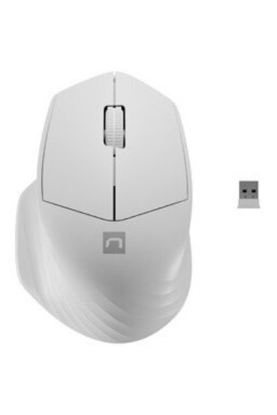 Natec Mouse wireless, 1600 DPI, alb