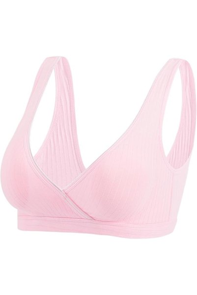 Dress Cici Wire Free Nursing Bra Maternity - Cotton Breastfeeding After Pregn...