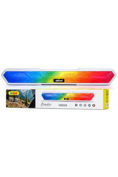Mihai Boxă portabilă Bluetooth cu iluminare RGB multicoloră Q YX125