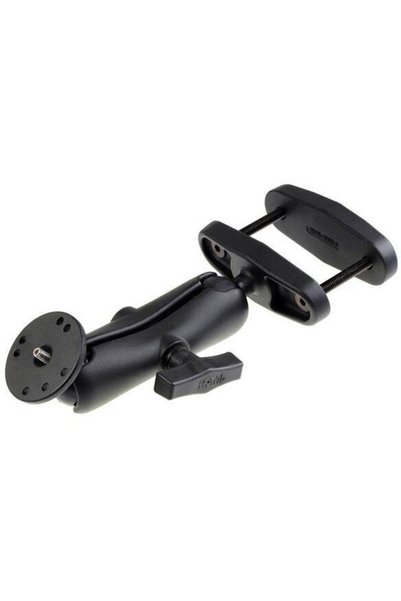 ram mounts RAM® Double Ball Mount with 3" Square Post Base and 1/4"-20 Stud