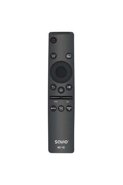 Savio Universal remote control RC-12, for Samsung Smart TV, Black