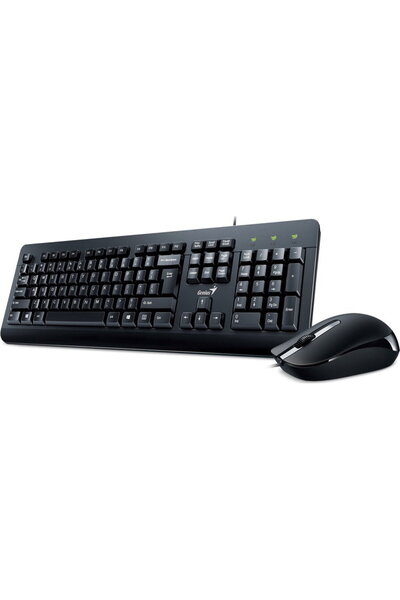 GENIUS Keyboard + mouse kit KM-160, wired, USB, Black