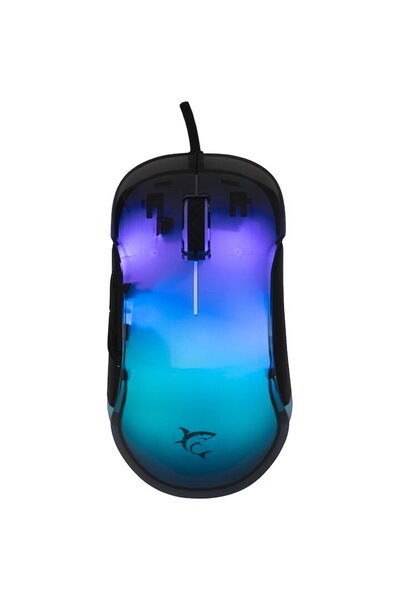 white shark Mouse Gaming GM-5017 MORDRED, 12800 DPI, Negru, MORDRED-B