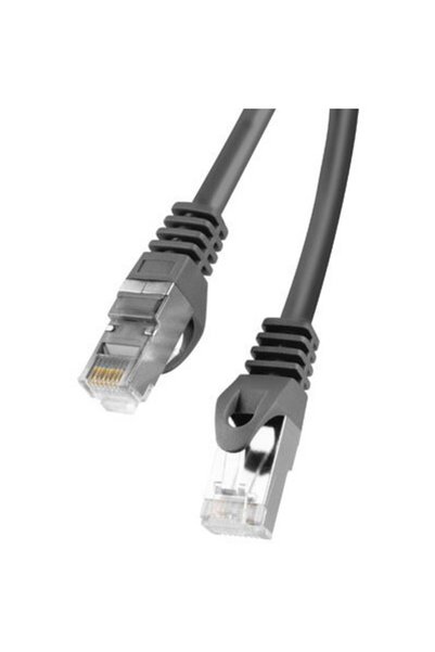 Lanberg Cablu patchcord RJ45 cat.6 FTP 0.5m, negru