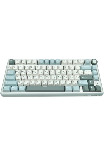 ROYAL KLUDGE Tastatura Gaming R75, Silver Switch, iluminare RGB, Wired, Wirel...