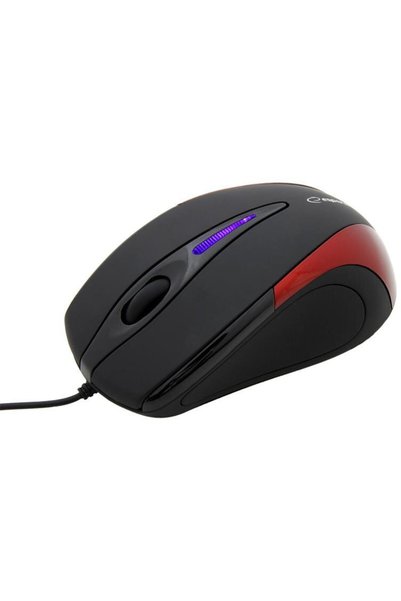ESPERANZA Sirius optical mouse, Black/Red