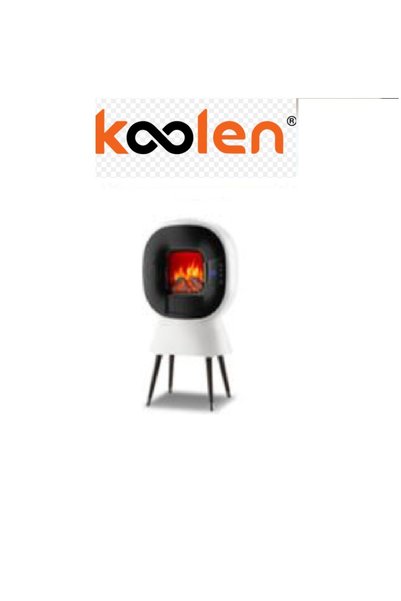 Koolen مدفأة كهربائية PTC مع مكبر صوت 2000 واط باللون الأبيض