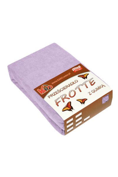Karo Cearceaf cu elastic Karo, Bumbac/Poliester, 80x160cm, 200g/m2, Lila