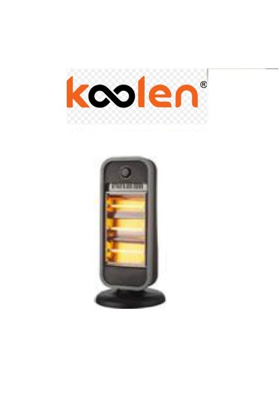 Koolen سخان كوارتز 1200 واط أسود ورمادي