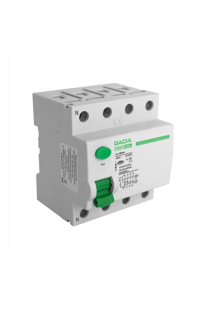 Gacia 40A 30mA 4P Tip A PR8NM 4P 40A 30MA A Disjunctor cu protecție la curent...