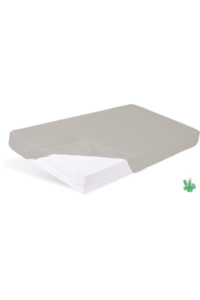 Matex Cearceaf de pat MATEX, bambus, elastic, bej, 90x200cm