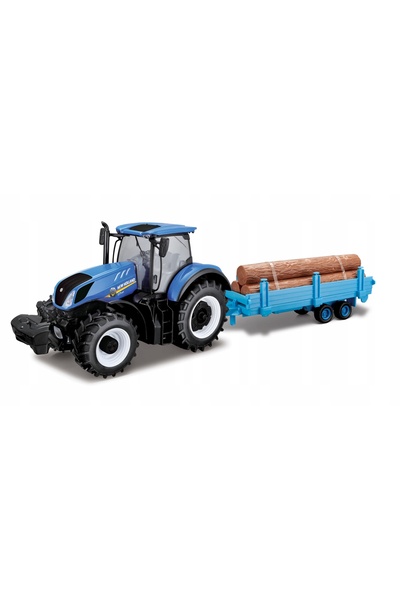 BBURAGO Tractor NEW HOLLAND T7.315 remorcă 1:32