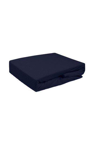 Darymex Cearsaf cu elastic Terry 140x200 026 albastru marin