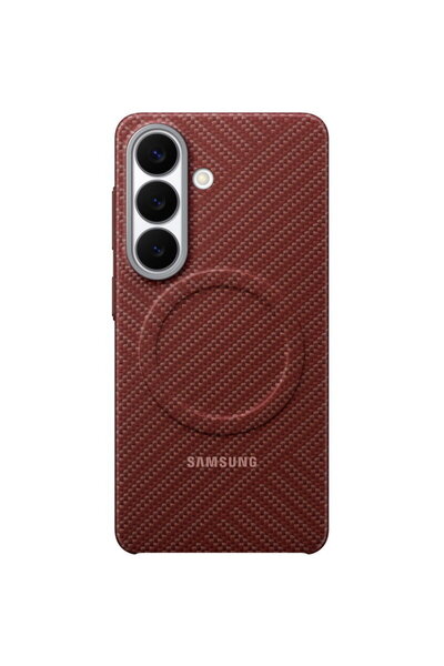 Samsung Back cover for galaxy s26 ultra, carbon magnet case, coral red