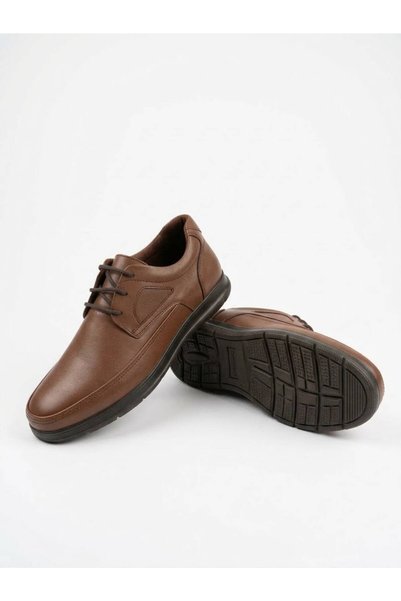 HON'S Genuine Leather Orthopedic Sole Lace-Up Casual Men's Shoes H1975
