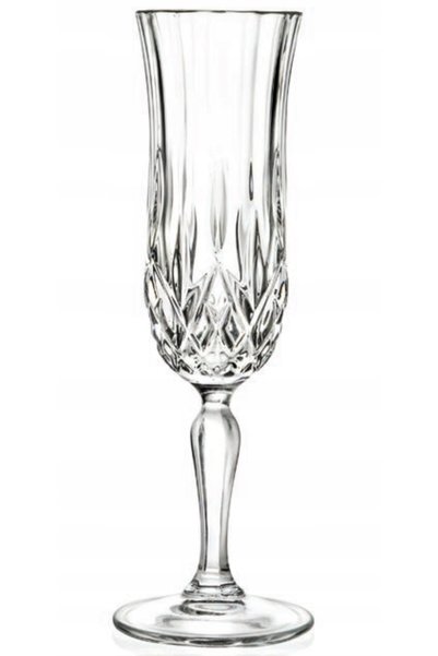 RCR Pahare de șampanie Opera transparente 130ml 6 bucăți