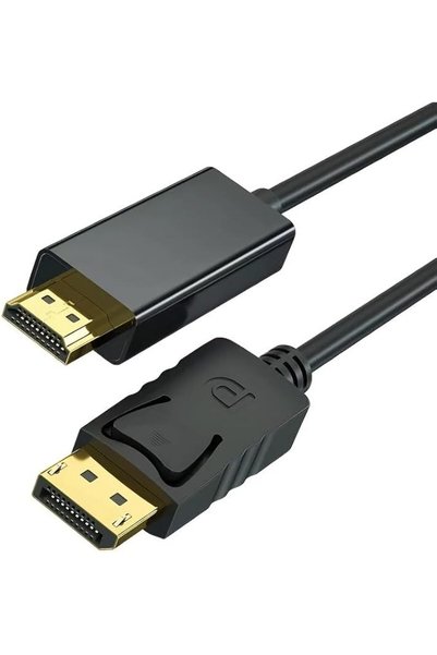 GENERAL كابل DisplayPort 1.4 إلى HDMI 1.4 بدقة 4K 30 هرتز - كابل محول من ذكر ...