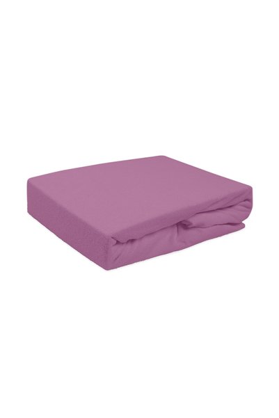 Darymex Cearceaf din frotir cu elastic Darymex, 160x200 cm, 155g/m2, Violet