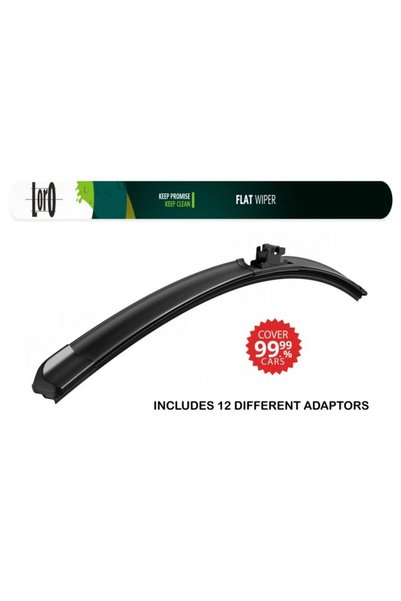 LORO Ștergător față universal 25" / 630 mm cu 12 adaptoare