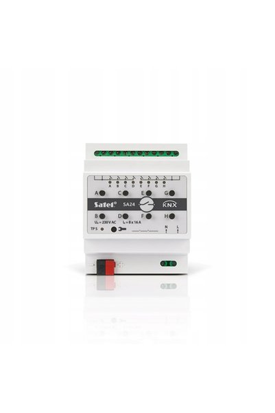 SATEL Actuator de comutare KNX cu 8 canale KNX-SA24