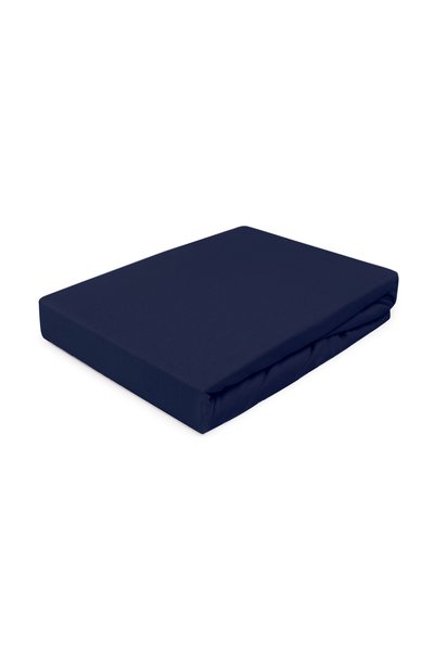 Darymex Cearceaf cu elastic, Darymex, Jerseu, 140x200 cm, Albastru inchis