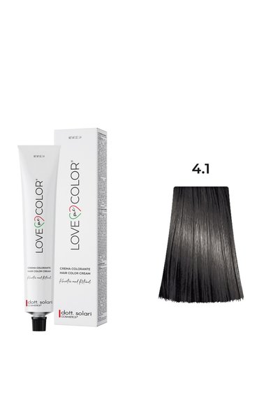 dott. solari COSMETICS Love Me Color Βαφή Μαλλιών 4.1 Σκούρο Καστανό Σταχτί -...