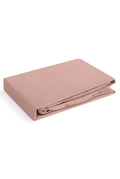 Eurofirany Cearceaf de pat cu elastic, Eurofirany, 180x200cm, roz, 100% satyn...