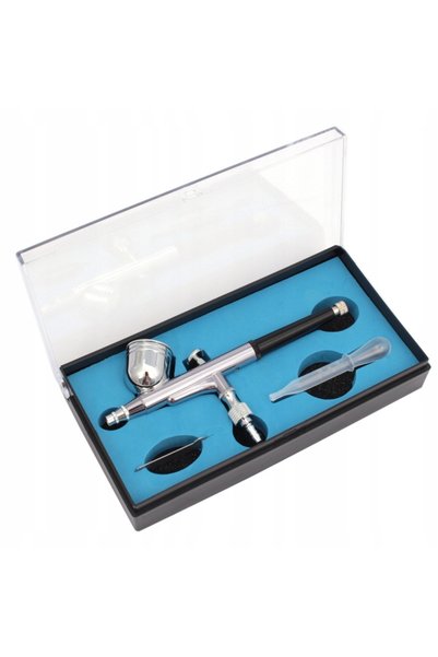 XL Tools Aerograf pentru pictură, duză de 0.3mm, rezervor de 7cm3
