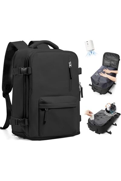 SZLX Vacuum Backpack with Pump Carry On Luggage Airline Approved Women Men