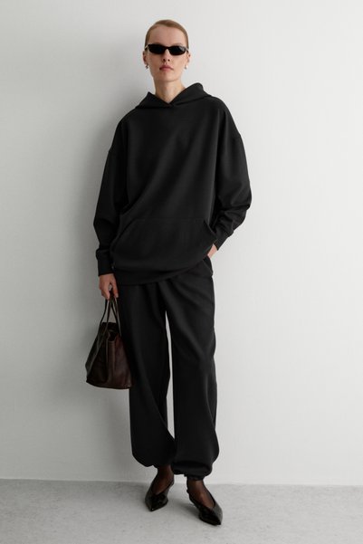 NAELLE Volire Women's Hooded Sweatshirt with Pockets and Elastic Cuffs Pants ...