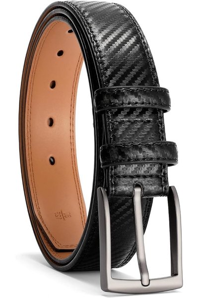 TERRIFI Mens Dress Belt Genuine Leather Belts for Men-Mens Belt For Suits, Jeans, Uniform, Made with Premium