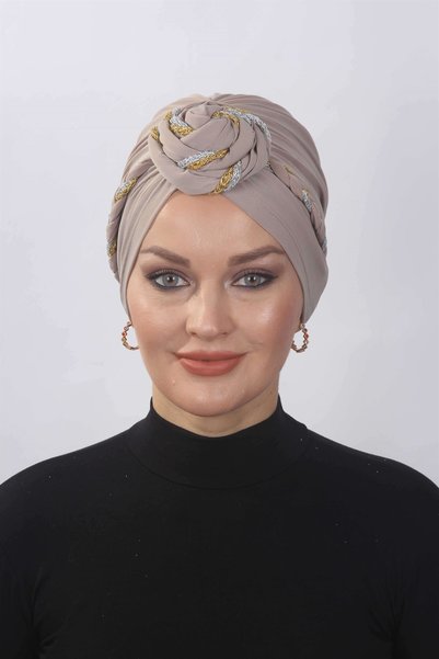METKAR نسيج محبوك جاهز بلون حجري لامع