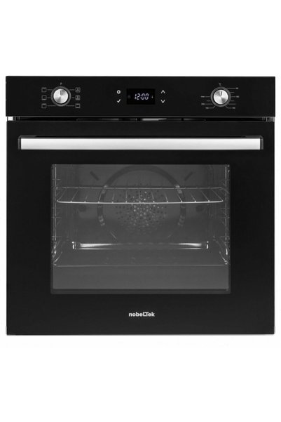 NobeLTek Εντοιχιζόμενος φούρνος NBIO-627BK-1, 60 λίτρα, διπλό τζάμι, ανεμιστή...