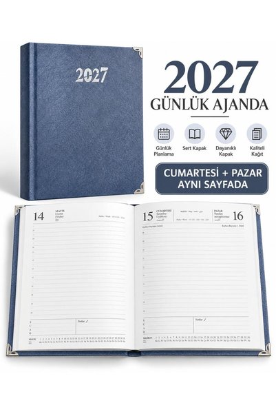 Pars 17x24 Agenda od umetne kože 2027