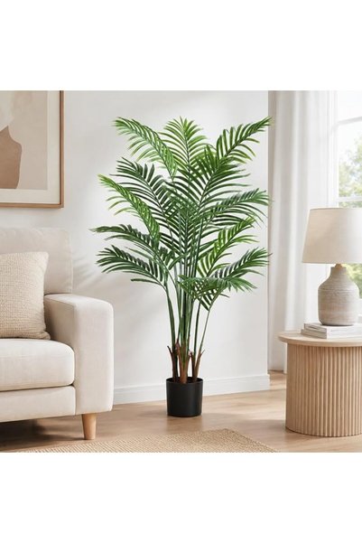 GENERAL Artificial Tree, 120cm Artificial Areca Palm Ttree for Home Decoration