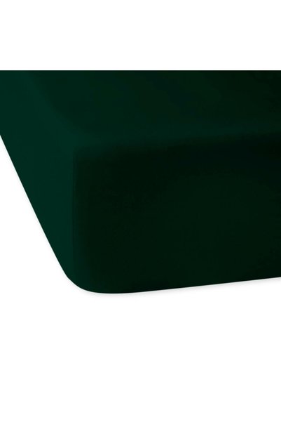 Darymex Cearsaf din satin de bumbac cu banda elastica 160x200 verde sticla