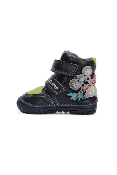 D.D Step Ghete căptușite pentru băieți D.D.Step W029-42498B Albastru regal – ...