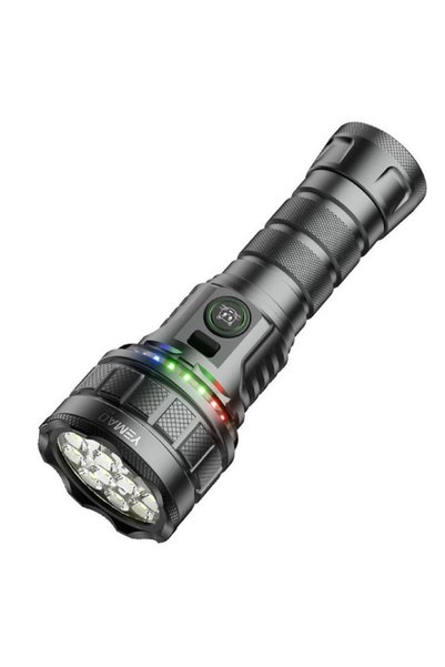 MİKİ Lanterna LED profesională YEMAO YM A12 cu 7200 LM, cu 12XTE + RGB
