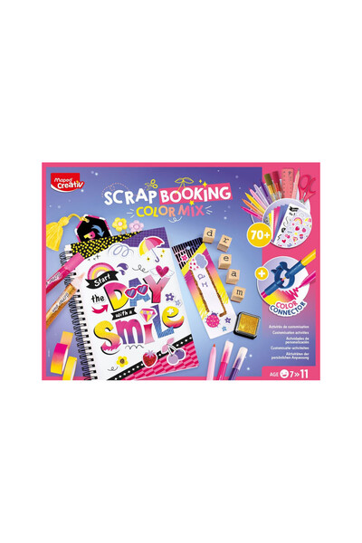 Maped Δημιουργικό Σετ Άλμπουμ Σκραπμπούκινγκ 70 τεμαχίων Μείγμα Χρωμάτων 907094