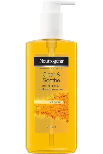 Neutrogena مزيل مكياج جيلي ميسيلار شفاف وملطف، 200 مل