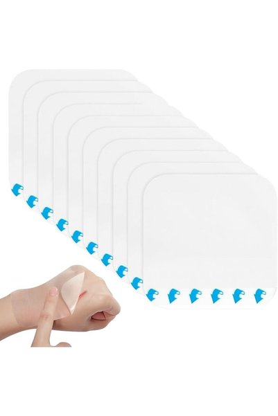 KASTWAVE Large Hydrocolloid Adhesive Wound Dressings, Sterile Waterproof Band...