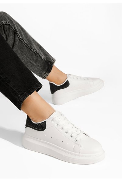 B T Shoes Γυναικεία Sneakers Αλμενίρα λευκά